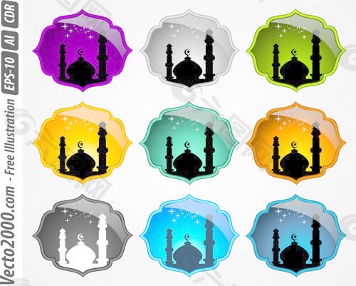 瓦里安的背景颜色与清真寺