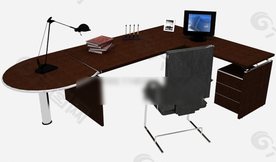 现代时尚的办公桌