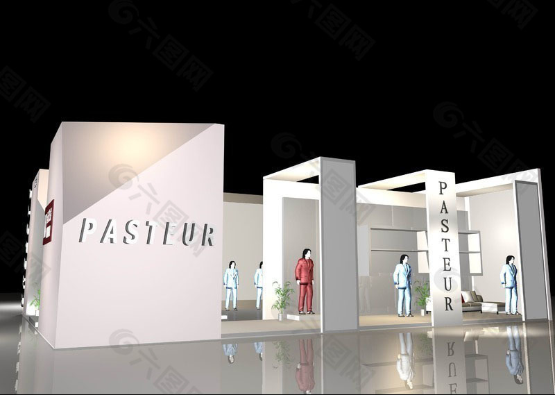 PASTEUR展示厅设计模型