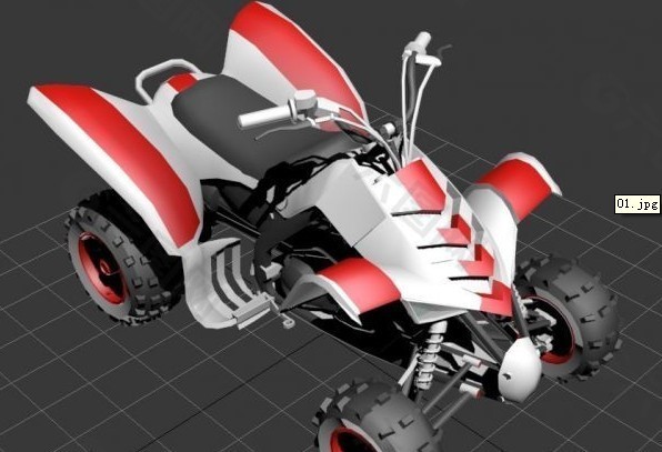 4轮摩托车模型