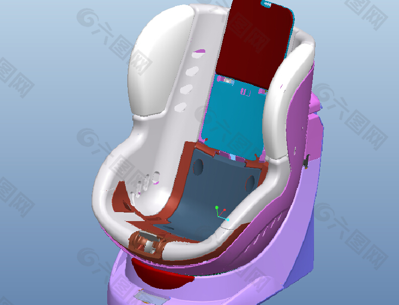 婴儿座椅3D模型