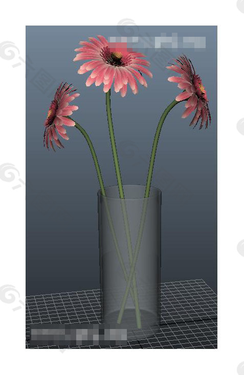 3D花朵造型模型
