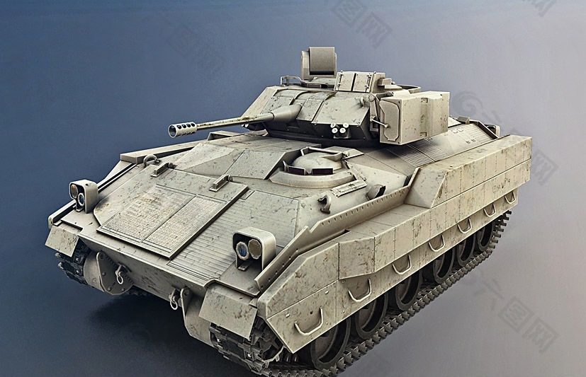 轻型坦克3D模型