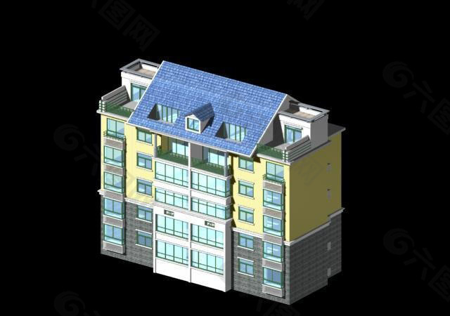 建筑模型3d设计