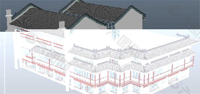 阁楼楼层游戏模型