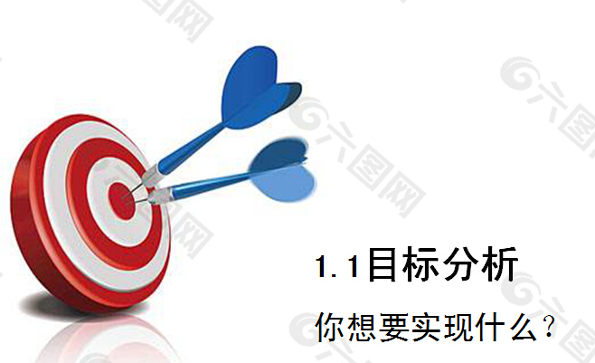 目标分析背景下载