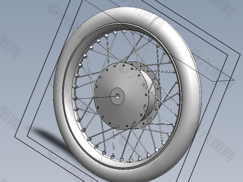 英国Lloyd前轮3D模型