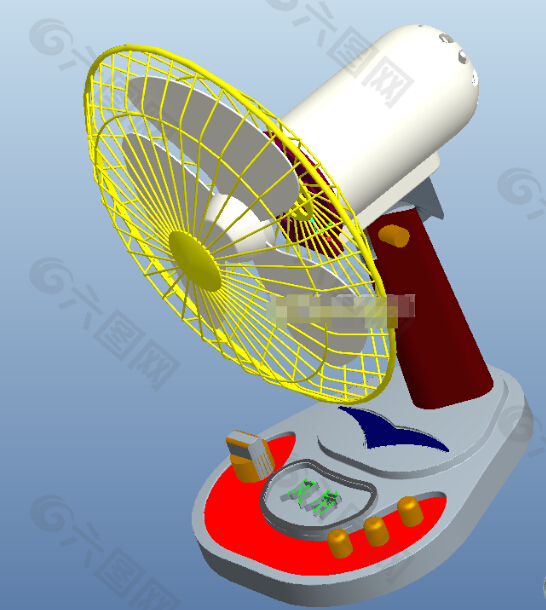 电风扇3D模型