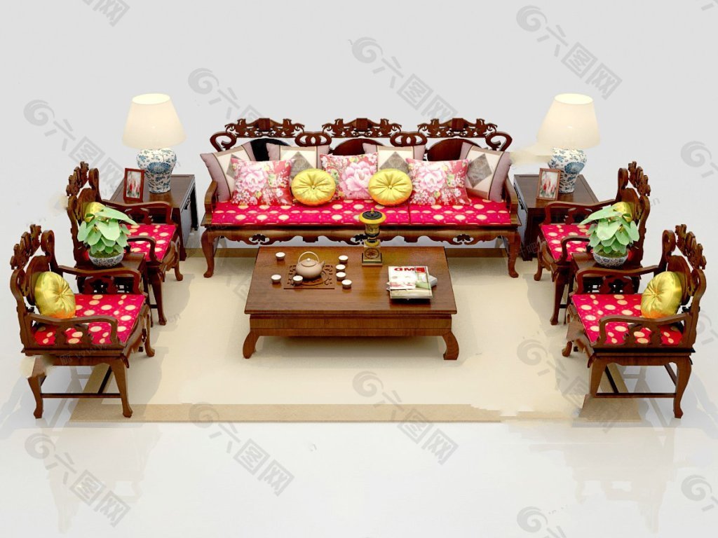 古典中式沙发