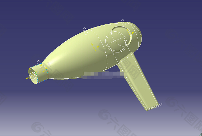 电吹风3D模型