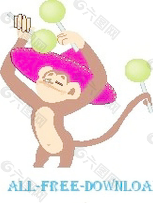 猴子用沙槌