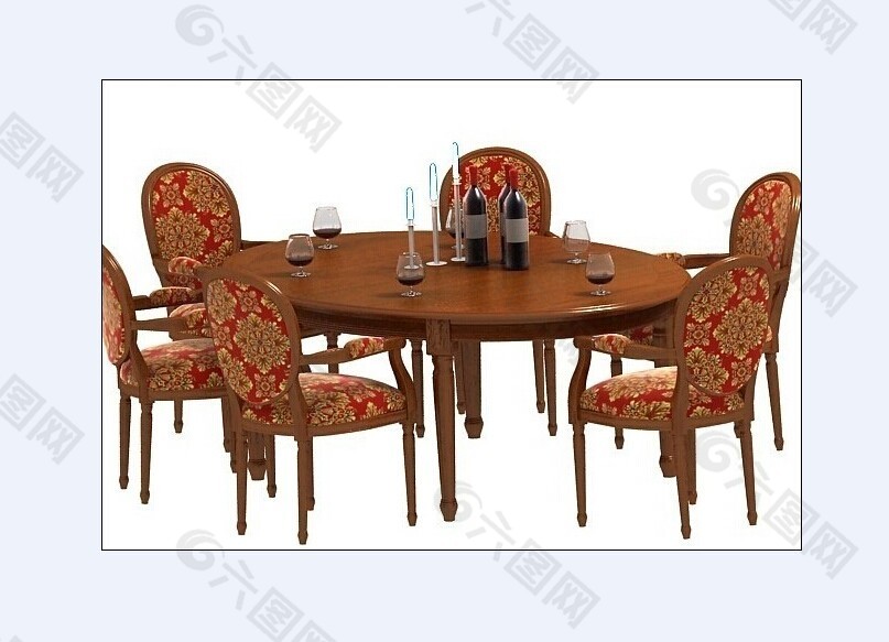欧式古典餐桌
