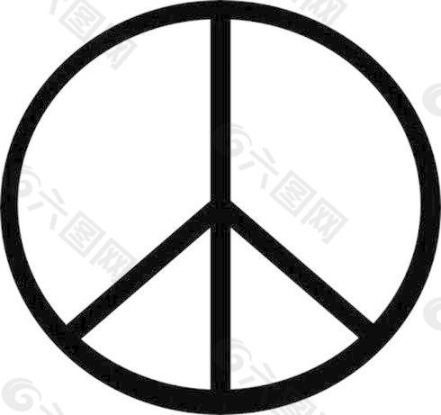 和平的象征（透明固定）剪贴画