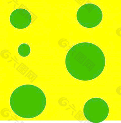 黄绿色孔夹艺术