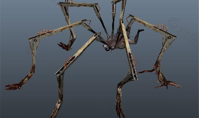 巨型蜘蛛游戏模型