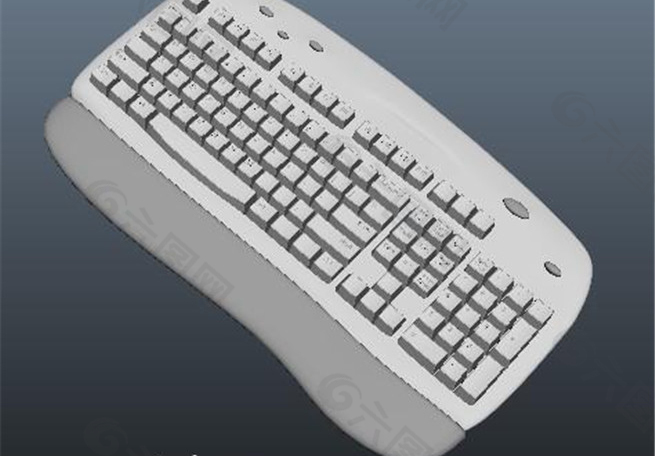 电脑键盘游戏模型