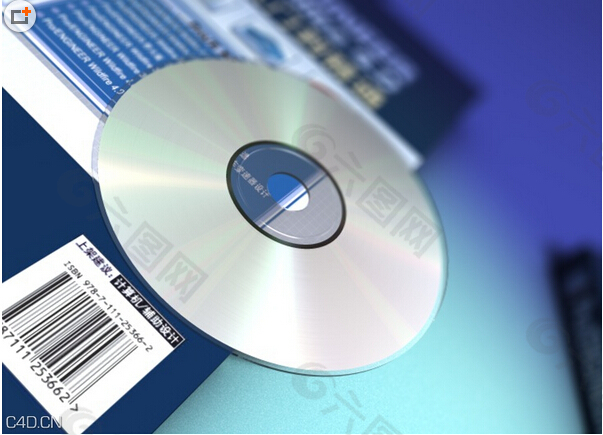 CD光盘 渲染模型