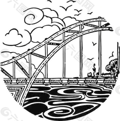 河上的桥夹艺术2