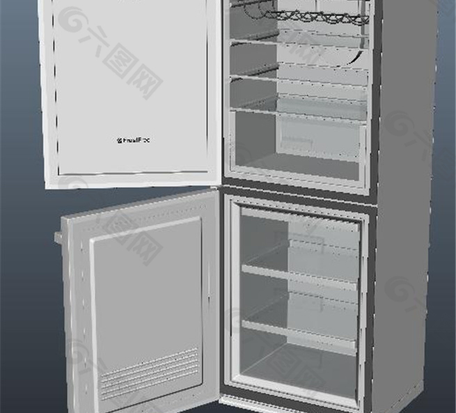 冰箱隔层游戏装饰模型