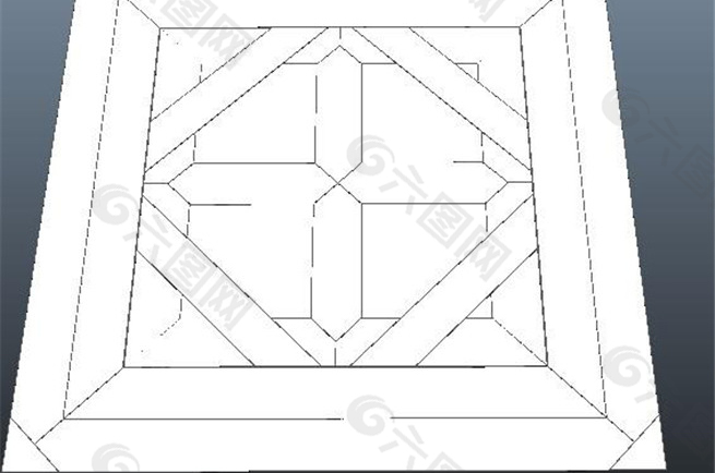 窗户装饰游戏装饰模型