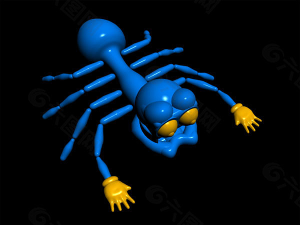 蜘蛛玩具模型