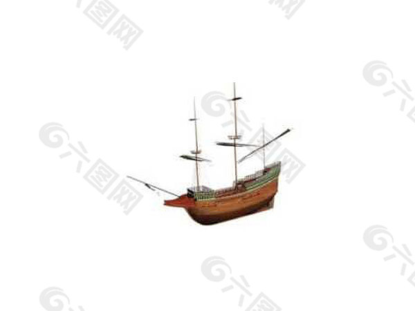 船模型图