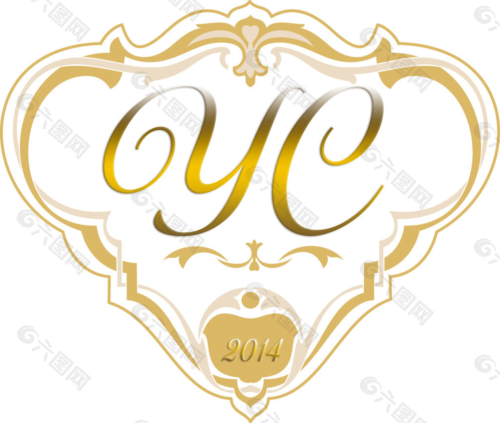 欧式婚礼珠宝用logo