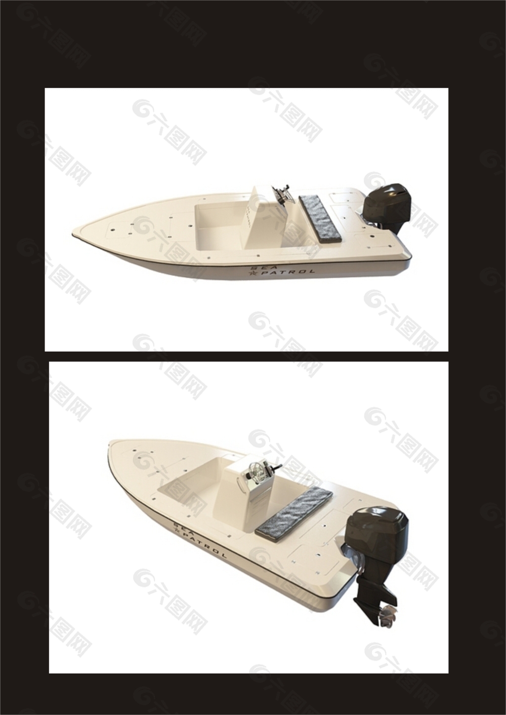 游艇3d模型