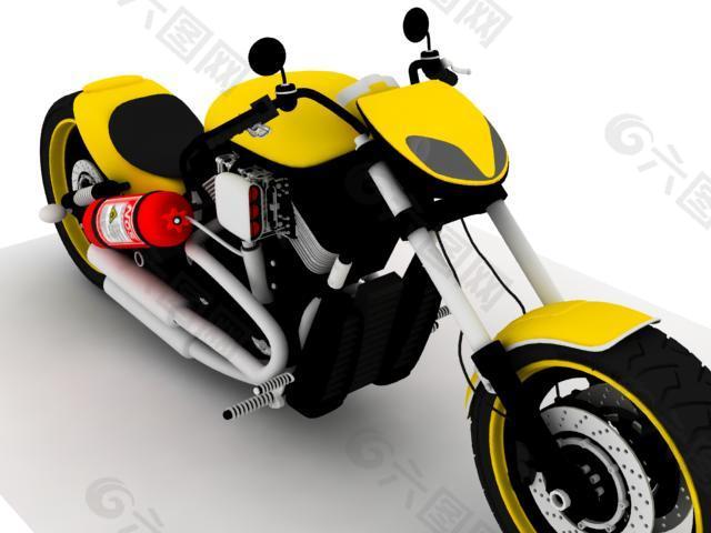 摩托车 模型