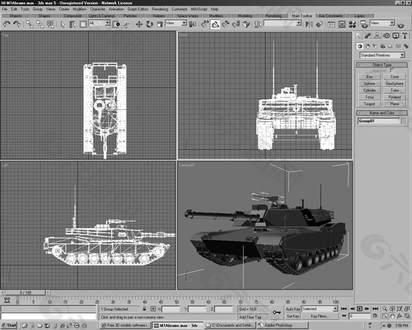 坦克模型图