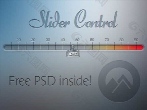 滑块控制调节psd素材