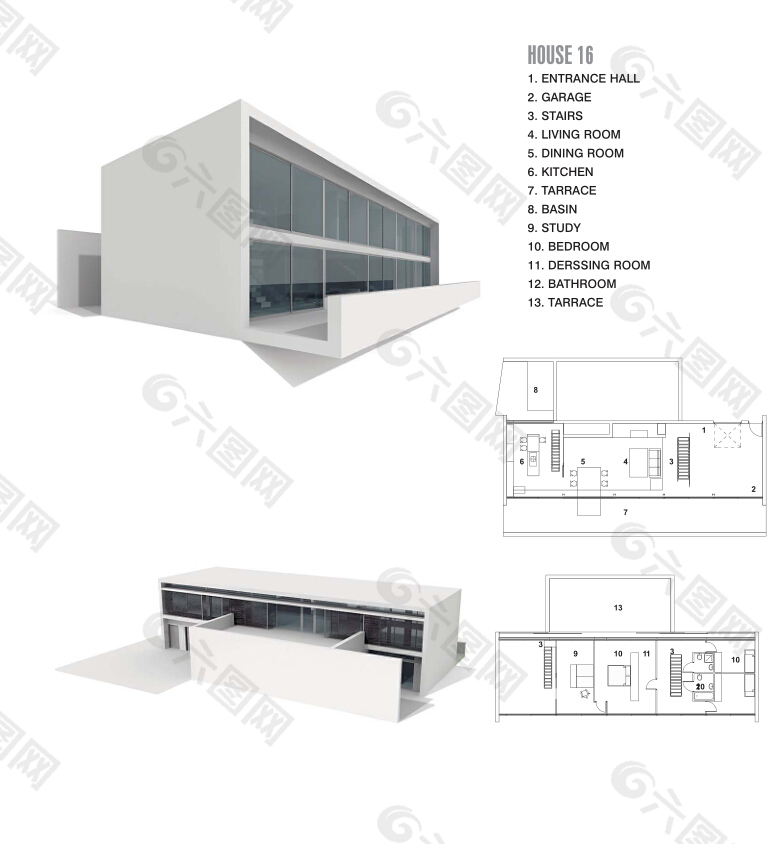 白色建筑