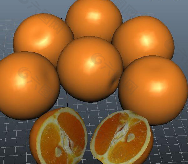 橙子模型
