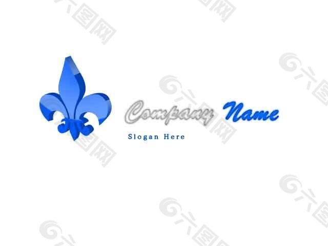 蓝白logo