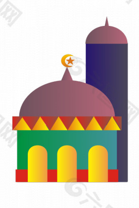 清真寺的矢量图像