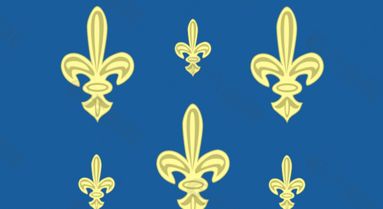 法国海军旗帜矢量图像