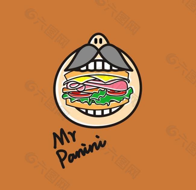 三明治品牌logo设计