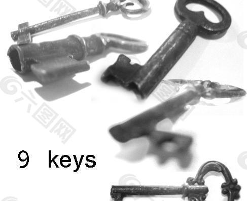 9种钥匙笔刷