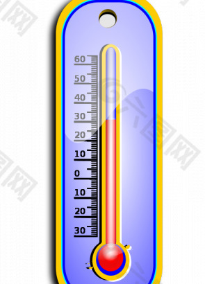 温度计的矢量图像