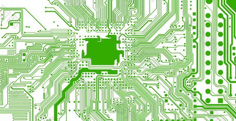 电子电路的矢量图形