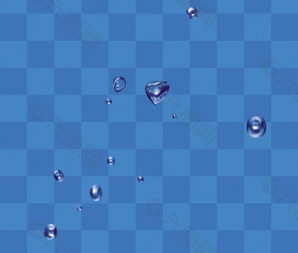 水珠系列psd素材-15