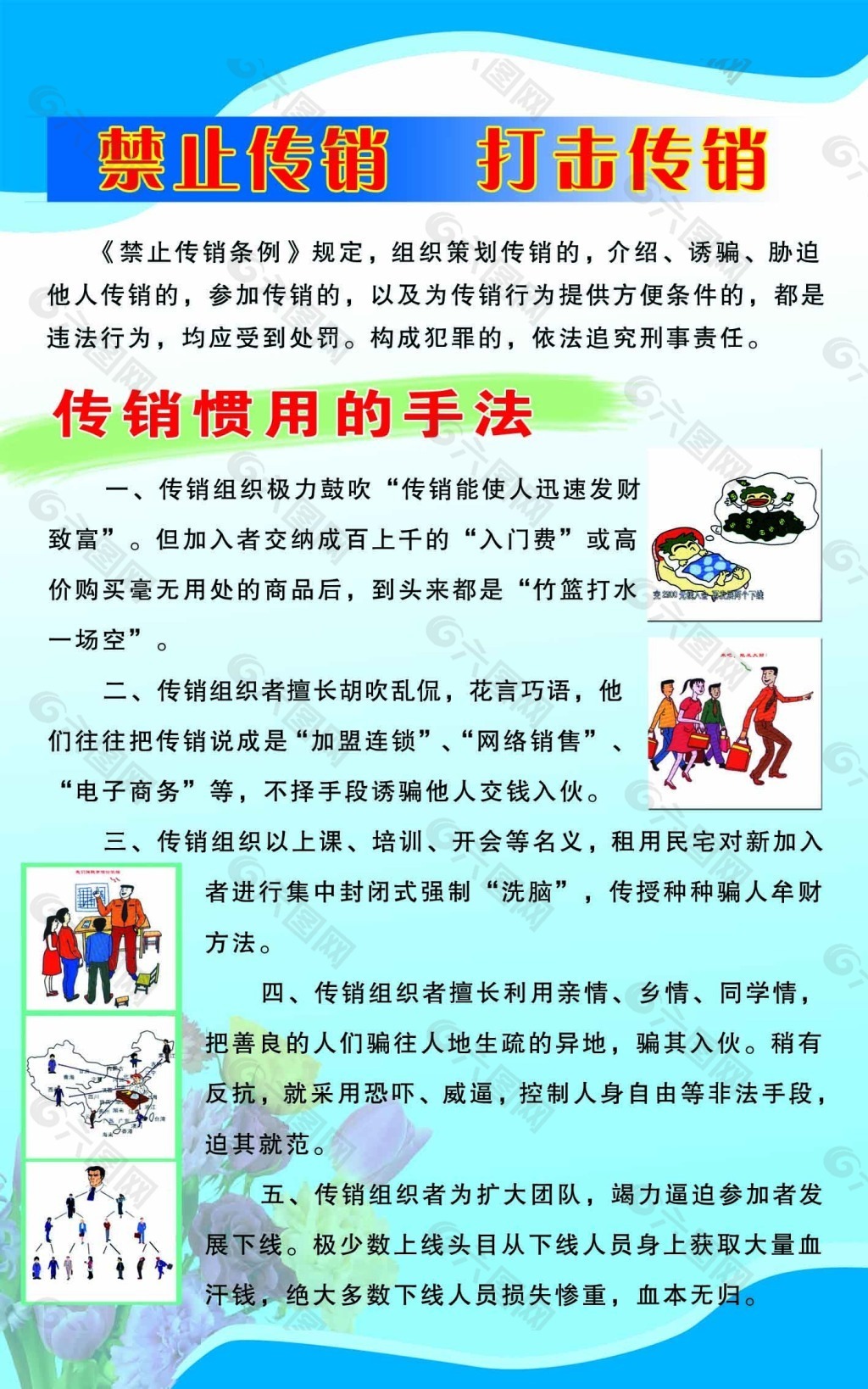 反传销宣传标语图片