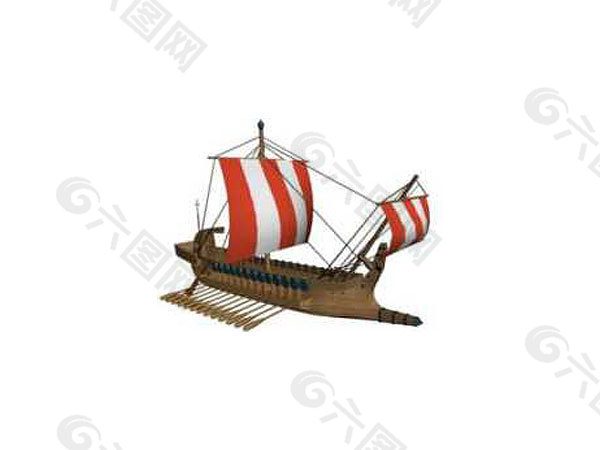 赛船模型