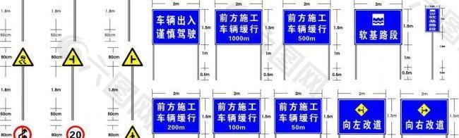 道路交通指示牌图片