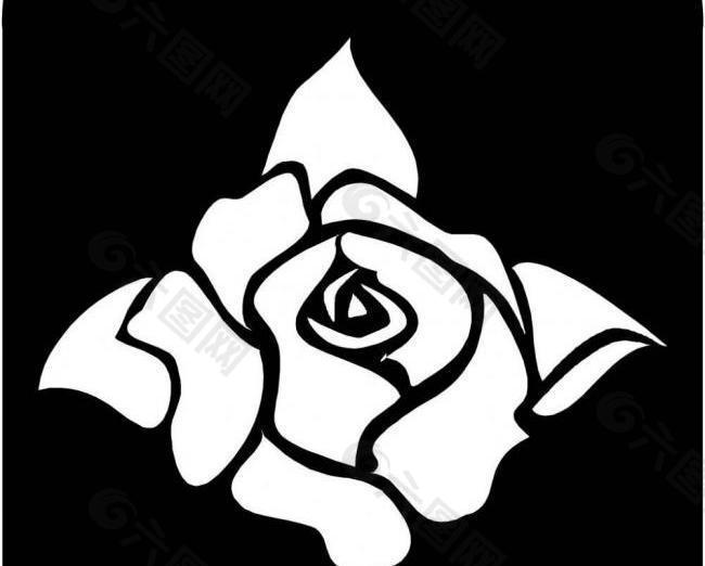玫瑰花图形标识图片