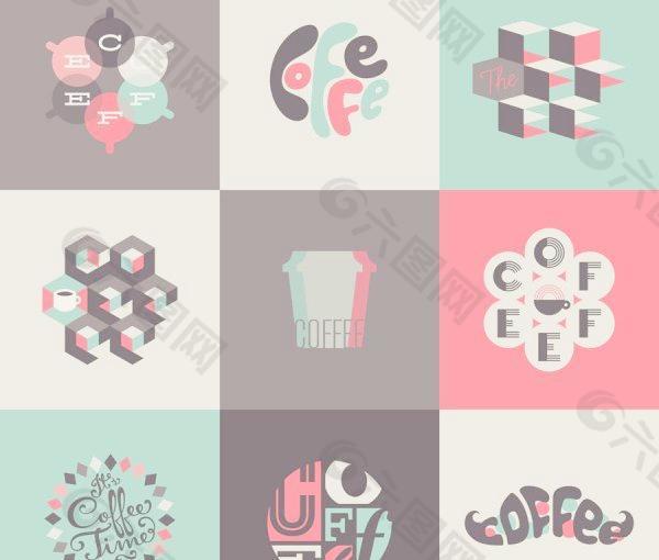 咖啡创意图形矢量图