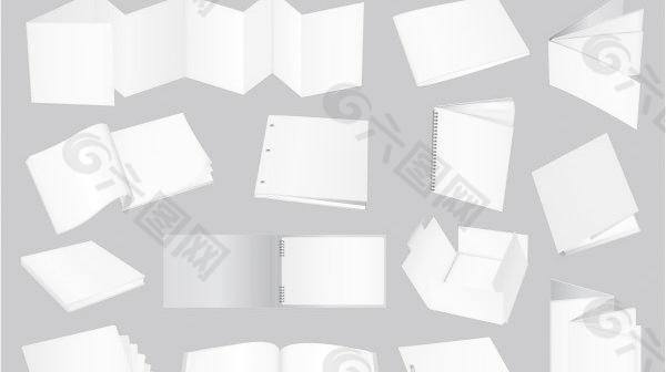 办公用品折页笔记本画册模版