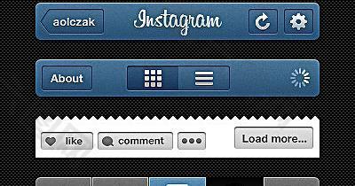 insta图形用户元素