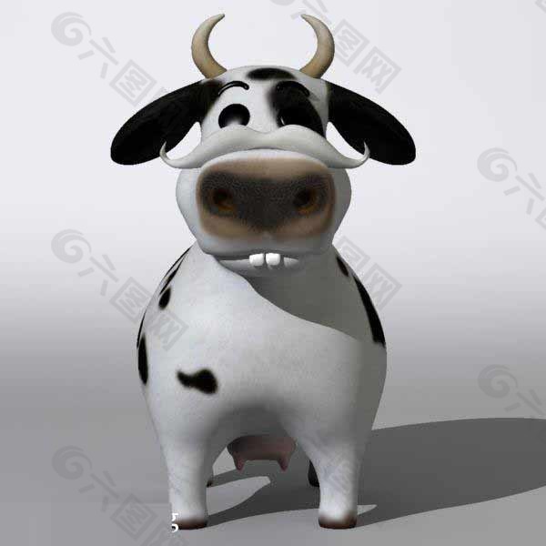 小奶牛模型