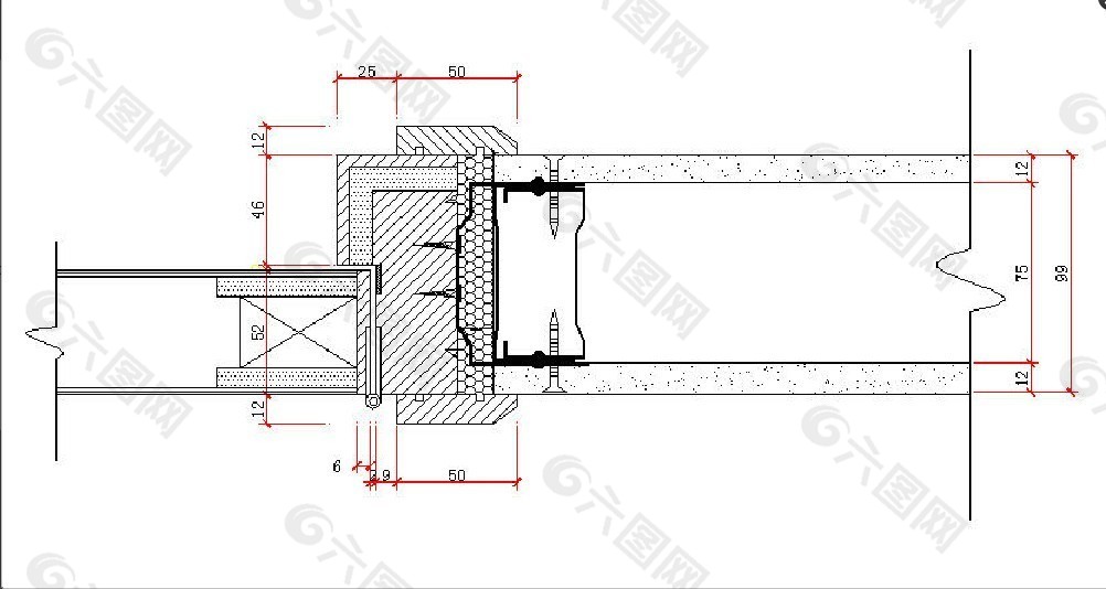 CAD线稿图,楼梯走廊，建筑施工图